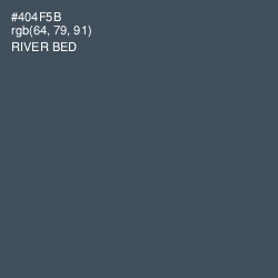 #404F5B - River Bed Color Image